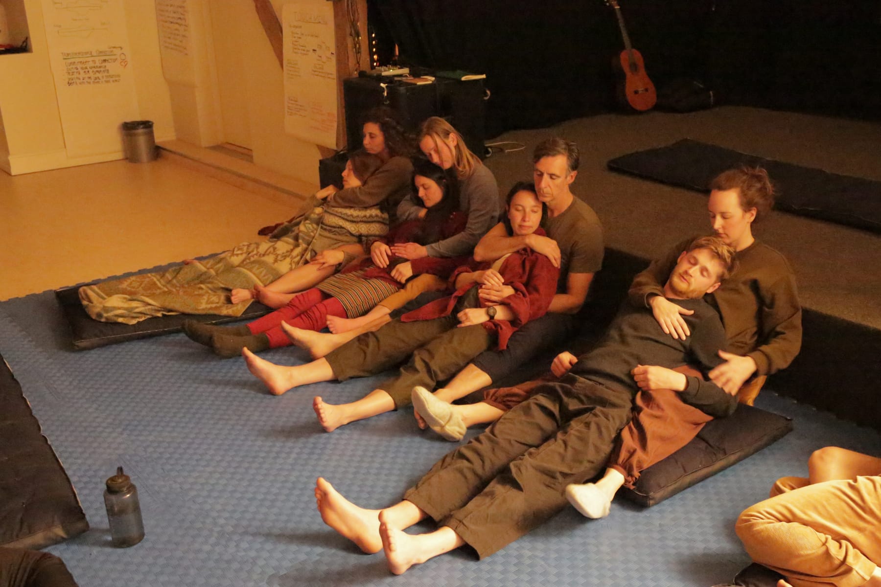 Daily life during a Regenera residency at Château du Faune